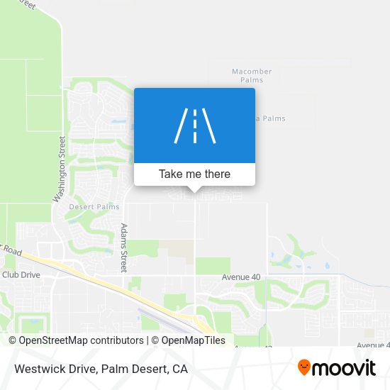 Westwick Drive map