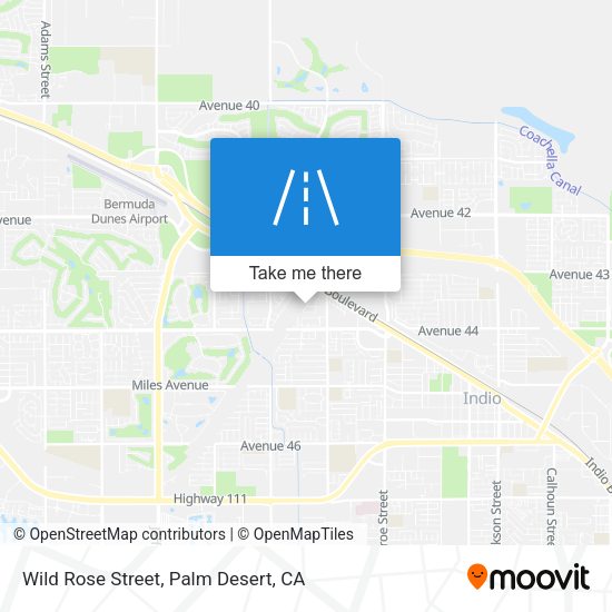 Wild Rose Street map