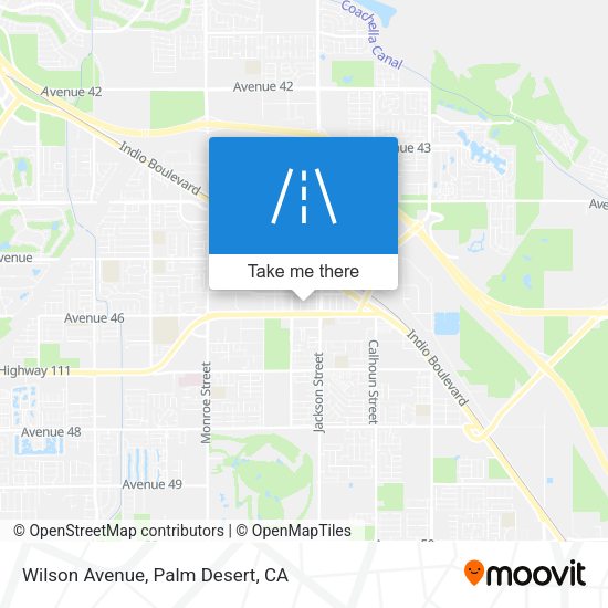 Mapa de Wilson Avenue
