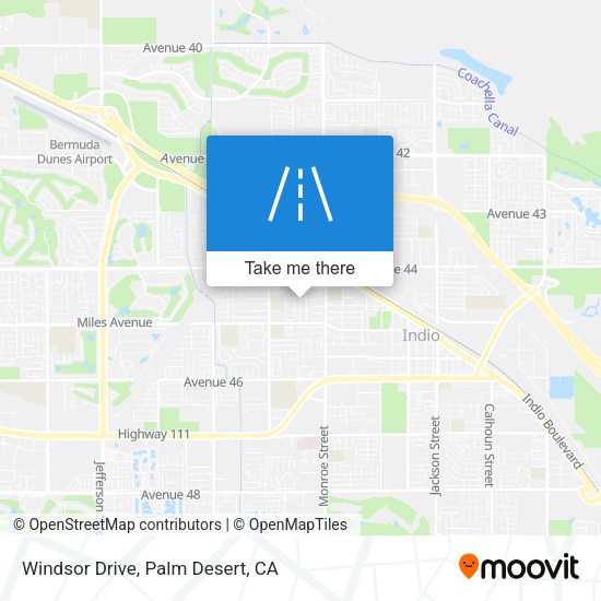 Mapa de Windsor Drive