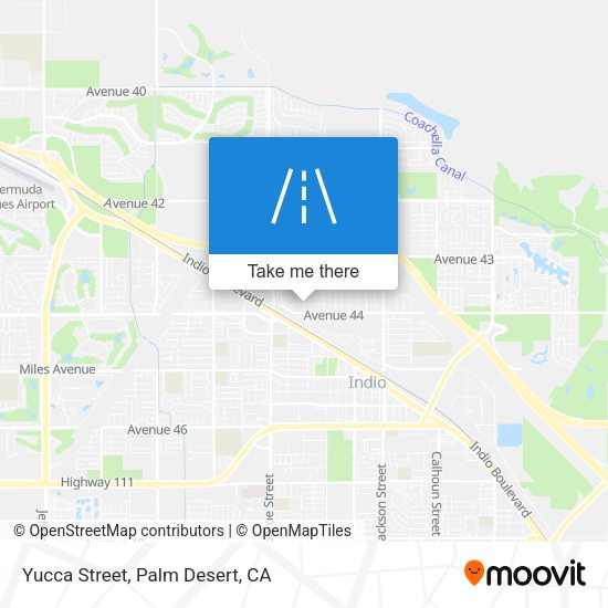 Yucca Street map