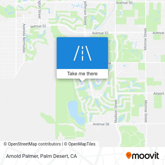 Mapa de Arnold Palmer