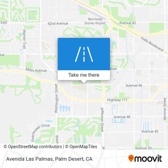 Avenida Las Palmas map