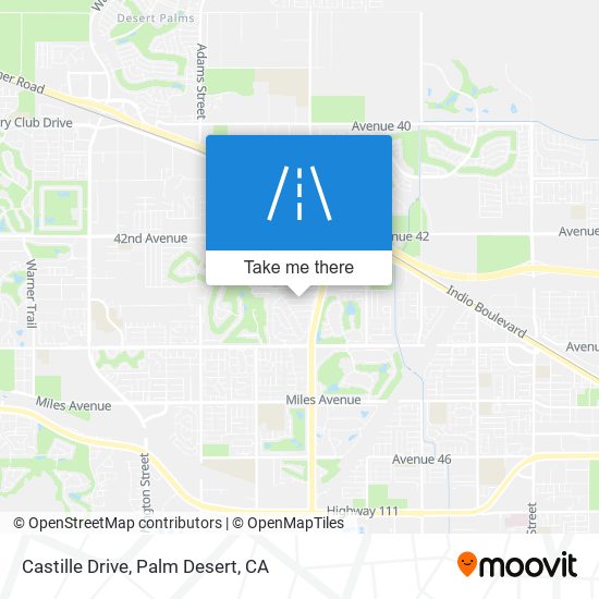 Castille Drive map