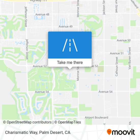 Charismatic Way map