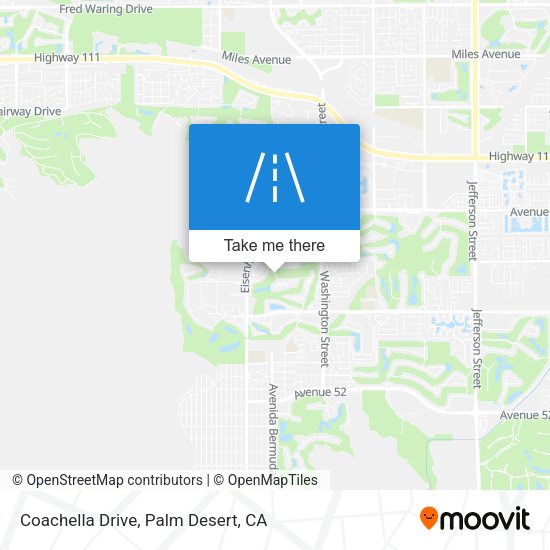 Coachella Drive map