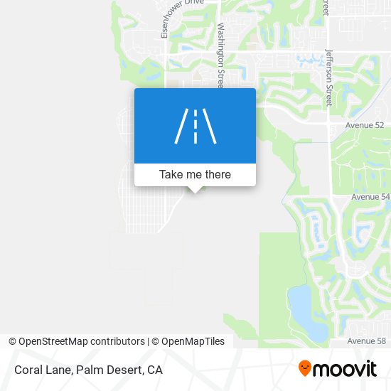 Mapa de Coral Lane