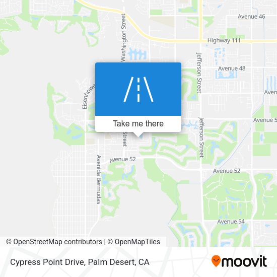 Cypress Point Drive map