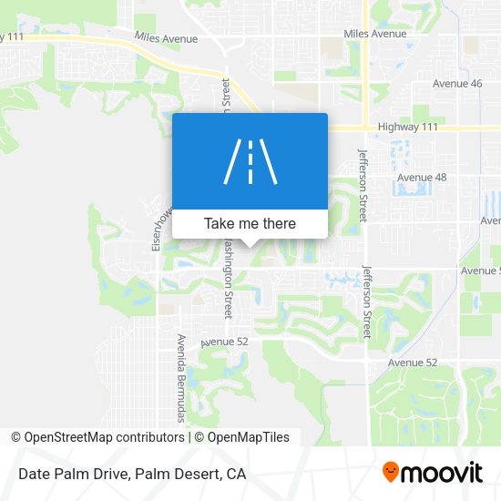 Date Palm Drive map