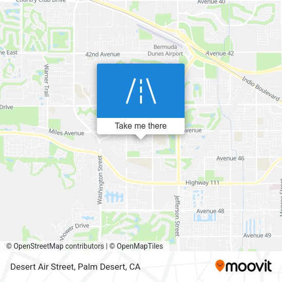 Desert Air Street map