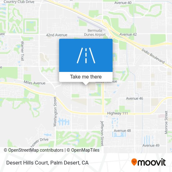 Mapa de Desert Hills Court