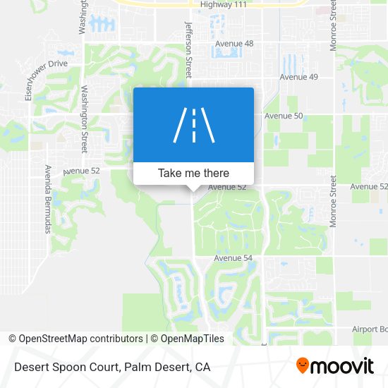 Desert Spoon Court map