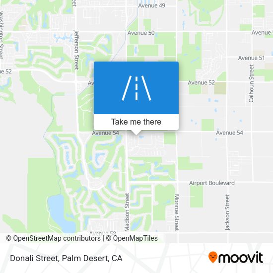 Mapa de Donali Street