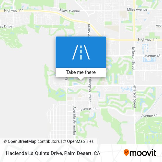 Hacienda La Quinta Drive map