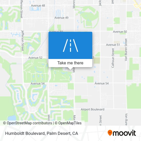 Mapa de Humboldt Boulevard