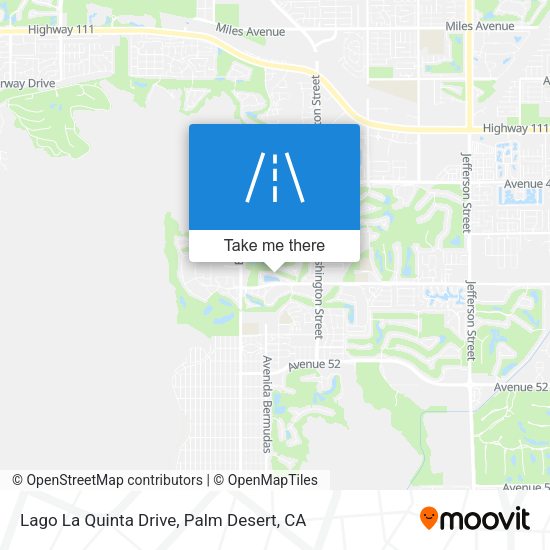 Mapa de Lago La Quinta Drive