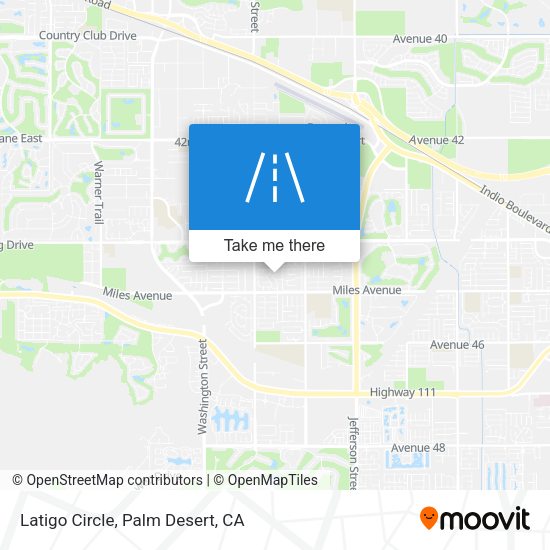 Latigo Circle map