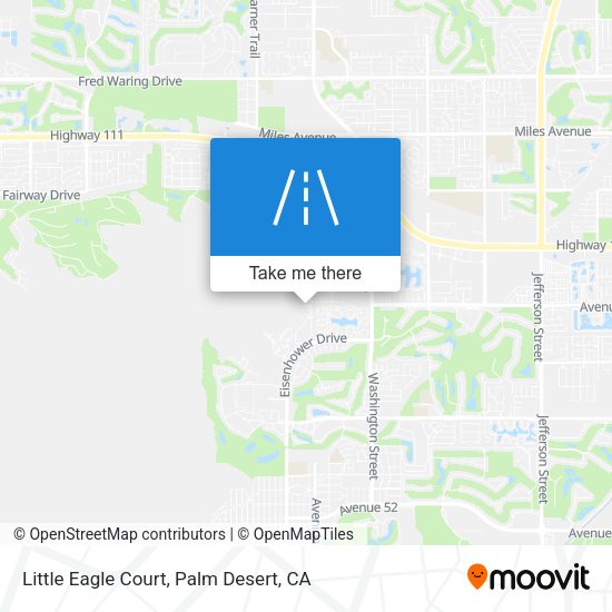 Little Eagle Court map