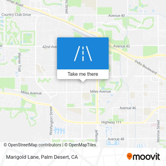 Marigold Lane map
