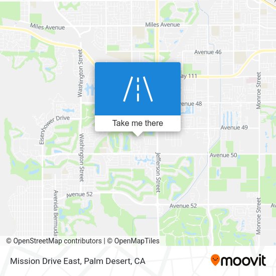 Mission Drive East map