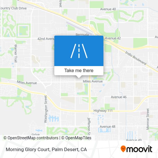 Morning Glory Court map