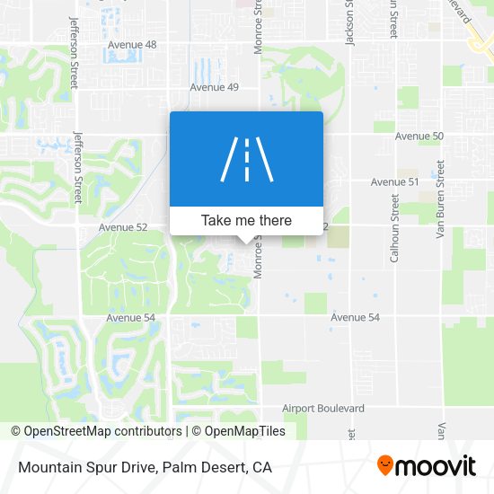 Mapa de Mountain Spur Drive
