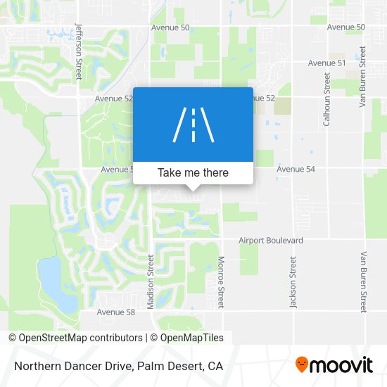 Northern Dancer Drive map