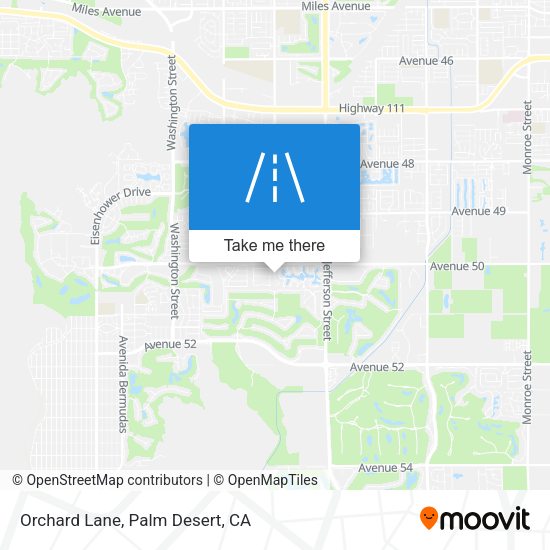 Mapa de Orchard Lane