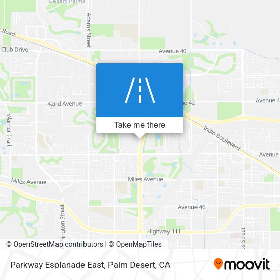 Mapa de Parkway Esplanade East