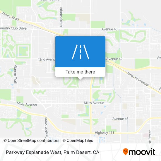 Mapa de Parkway Esplanade West