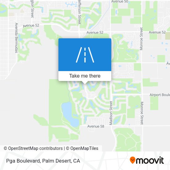 Pga Boulevard map