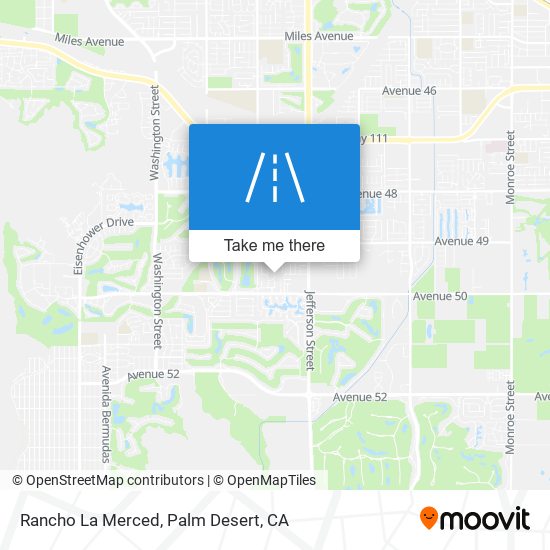 Rancho La Merced map