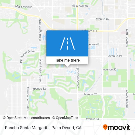 Mapa de Rancho Santa Margarita
