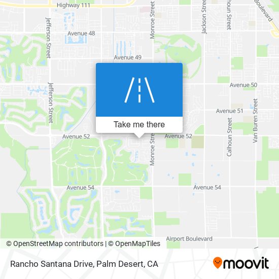 Rancho Santana Drive map