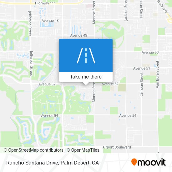 Rancho Santana Drive map