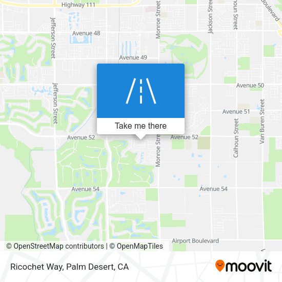 Mapa de Ricochet Way