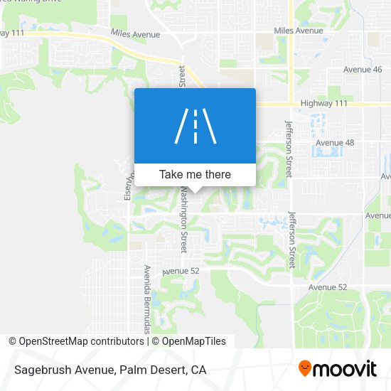 Mapa de Sagebrush Avenue