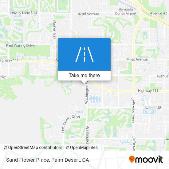 Sand Flower Place map