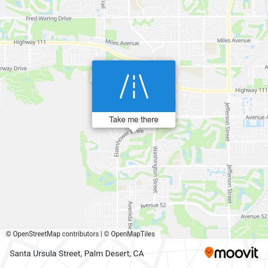 Santa Ursula Street map