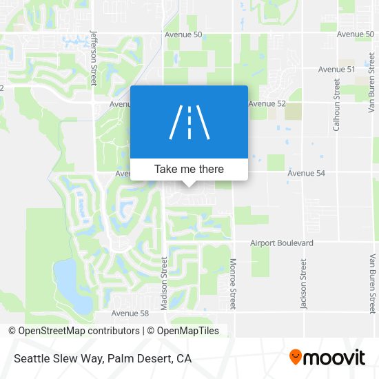Mapa de Seattle Slew Way