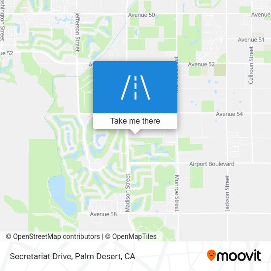 Secretariat Drive map