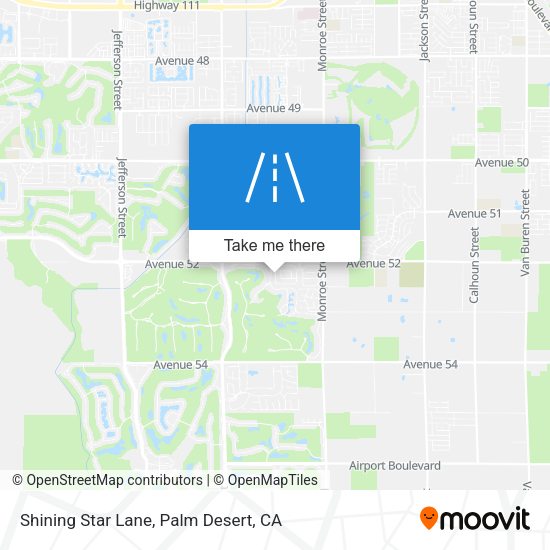 Mapa de Shining Star Lane