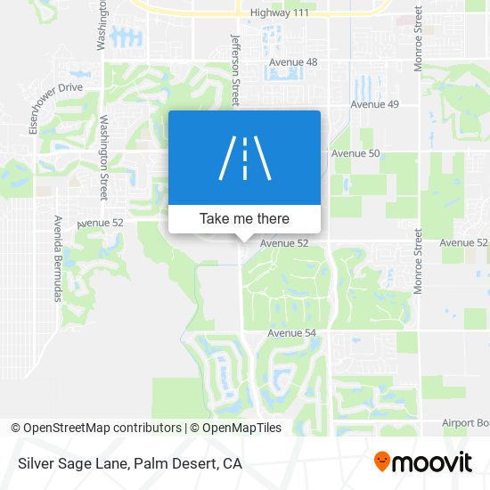 Silver Sage Lane map