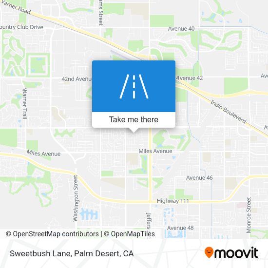 Sweetbush Lane map