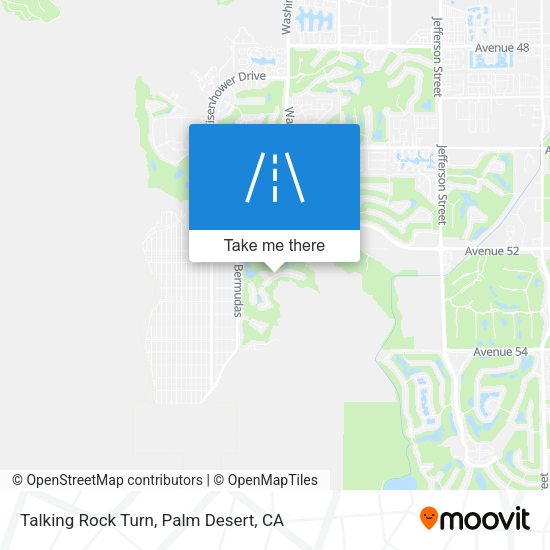 Talking Rock Turn map