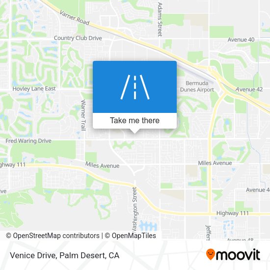 Mapa de Venice Drive