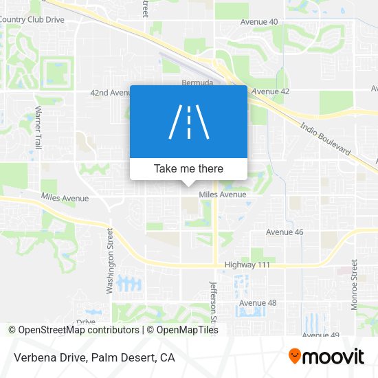 Verbena Drive map
