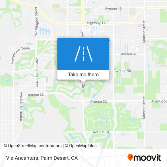Via Ancantara map