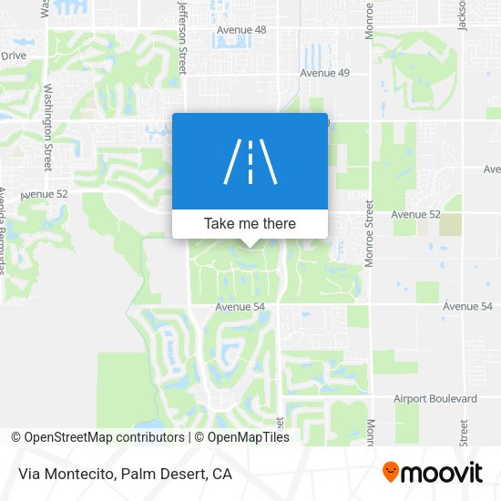 Via Montecito map