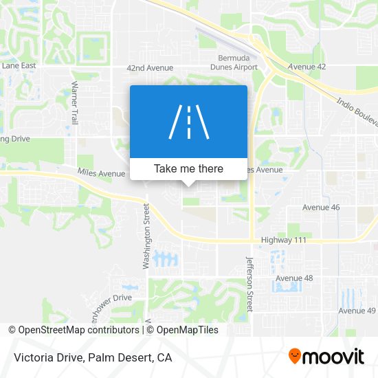 Victoria Drive map